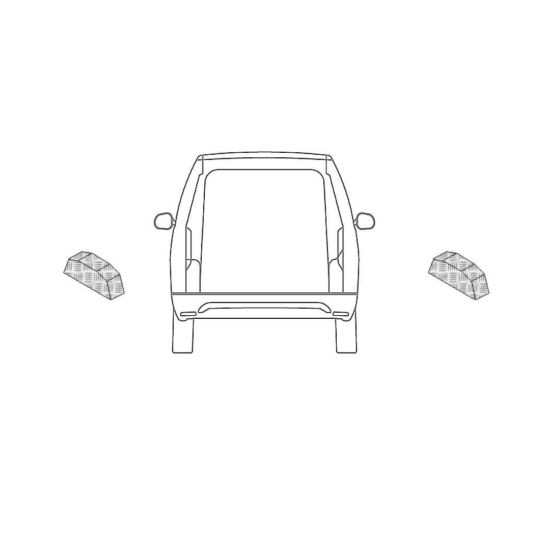 Copripassaruota in acciaio Inox ACCESSORI