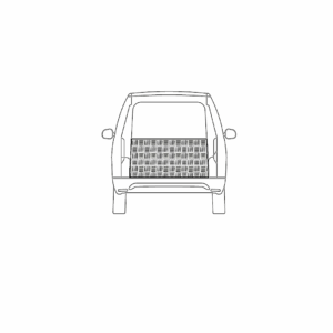 Parete in alluminio mandorlato per per Fiat Ducato