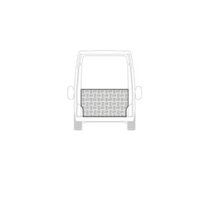 Parete in alluminio mandorlato per per Fiat Ducato