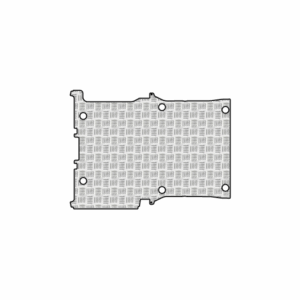 Pianale in ALluminio Mandorlato con Fori dal 2014