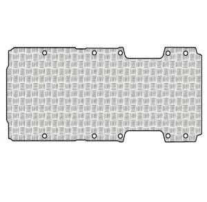 Pianale in Alluminio Mandorlato con fori CITROEN JUMPER L4-H2 dal 2006 al 2022 passo L4 4035XL Long. Tot. 6363 tetto H2 (medio)