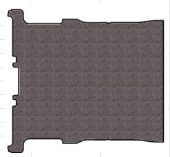 Pianale in Legno multistrato marino con Bordi dal 2013 al 2024