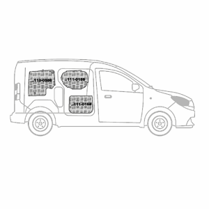 Kit rivestimenti laterali in alluminio mandorlato ACCESSORI