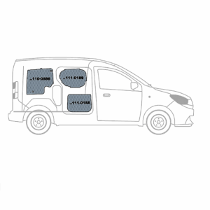 Kit rivestimenti laterali in polipropilene dal 2008 al 2018