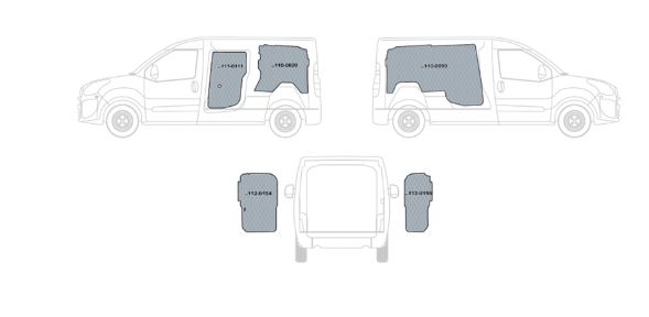 Kit rivestimento vano di carico in polipropilene dal 2008 al 2018