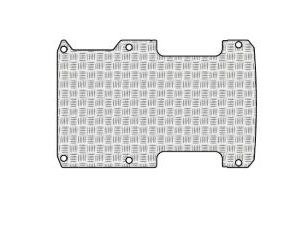 Parete in alluminio mandorlato per per Fiat Ducato