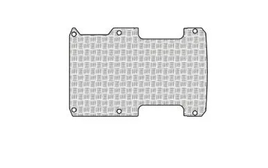 Parete in alluminio mandorlato per per Fiat Ducato