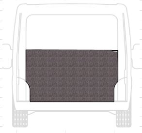 Parete divisoria in Legno multistrato Marino CITROEN JUMPER L1-H1 dal 2006 al 2024 passo 3000 L1 Long. Tot. 4963 tetto H1 (basso)