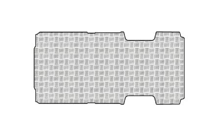 Pianale in Alluminio Mandorlato con fori CITROEN JUMPER L4-H2 dal 2006 al 2022 passo L4 4035XL Long. Tot. 6363 tetto H2 (medio)