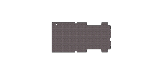 Pianale in Legno Multistrato Marino con Bordi FORD TRANSIT L3-H2 dal 2014 Lung. Tot. 5981 L3(PASSO 3750) ALT 2547 H2