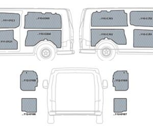 Kit rivestimenti vano di carico in polipropilene FORD CUSTOM