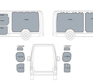 Kit rivestimento vano di carico in polipropilene MERCEDES SPRINTER L3-H2 dal 2018 lung. tot. 6967 passo 4325