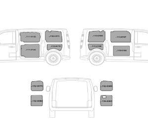 Kit rivestimenti vano di carico in alluminio mandorlato dal 2014