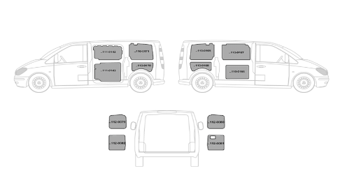 Kit rivestimenti vano di carico in alluminio mandorlato dal 2014