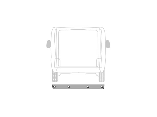 Copriparaurti in acciaio inox per per Fiat Ducato