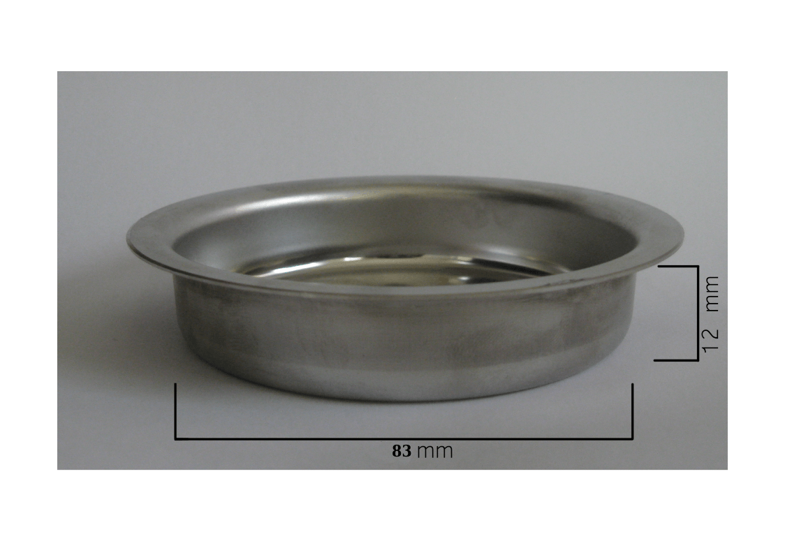 Fondelli in acciaio inox H12 diametro 83mm - immagine 3