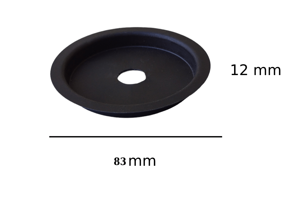 Fondelli in plastica H12 diametro 83mm - immagine 2